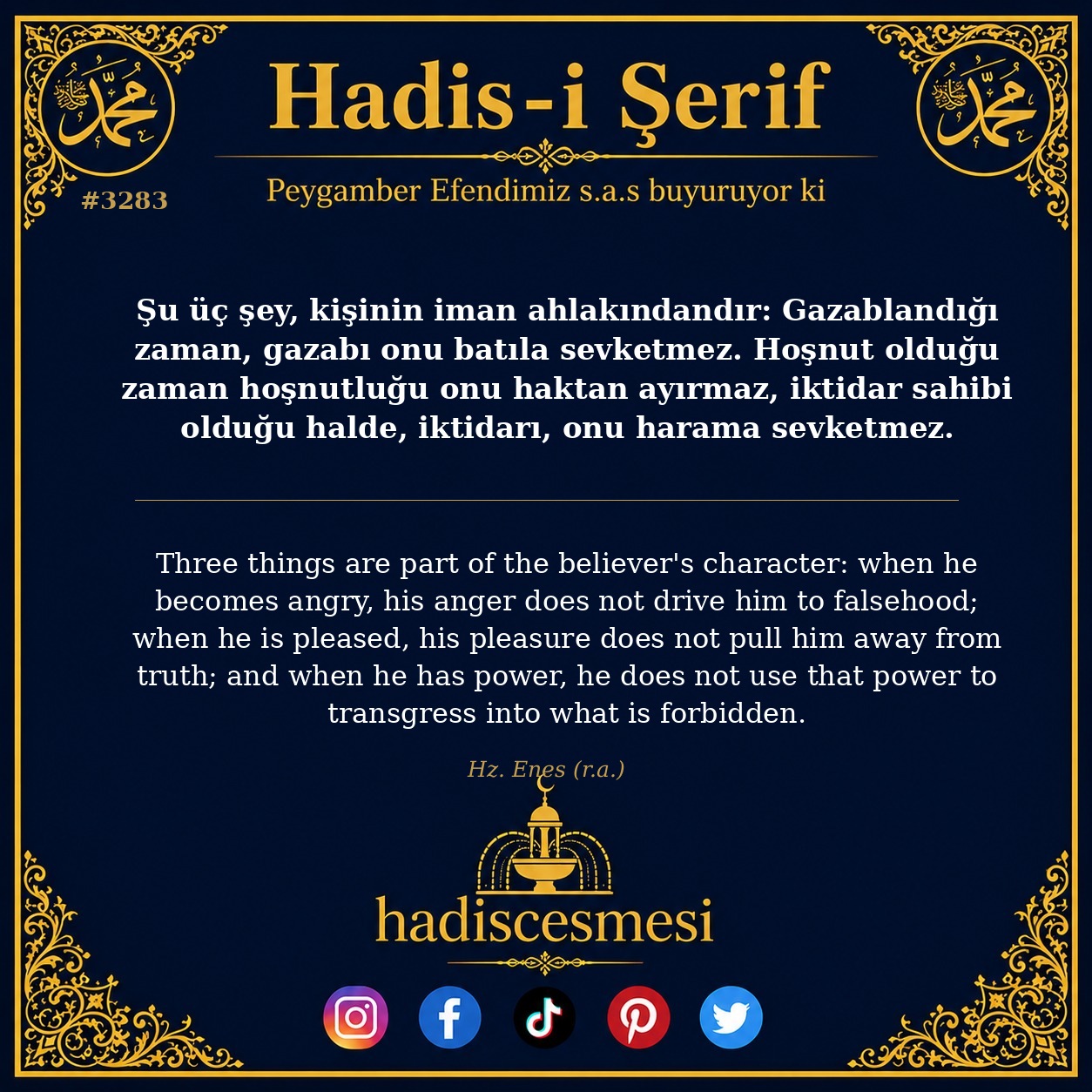 Hadis 3283