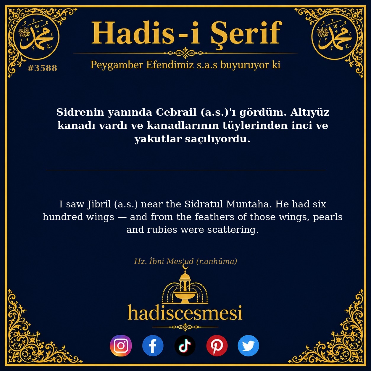 Hadis 3588