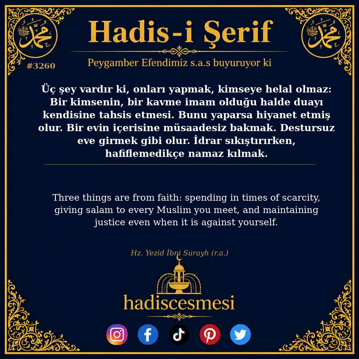 Hadis 3260