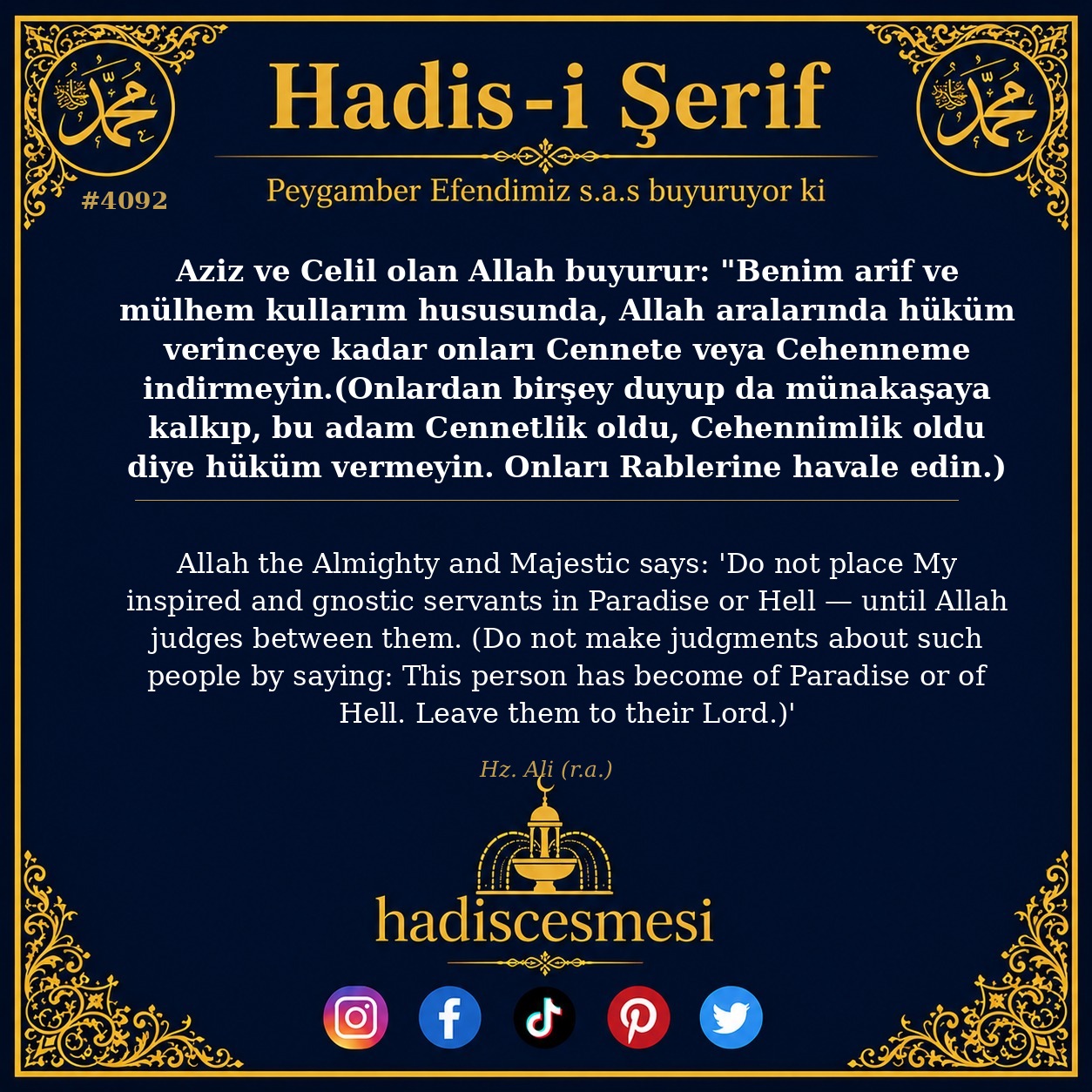 Hadis 4092