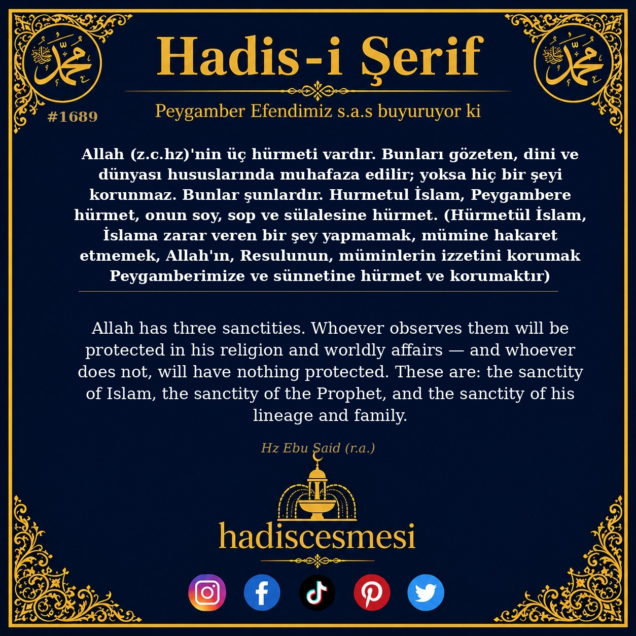 Hadis 1689