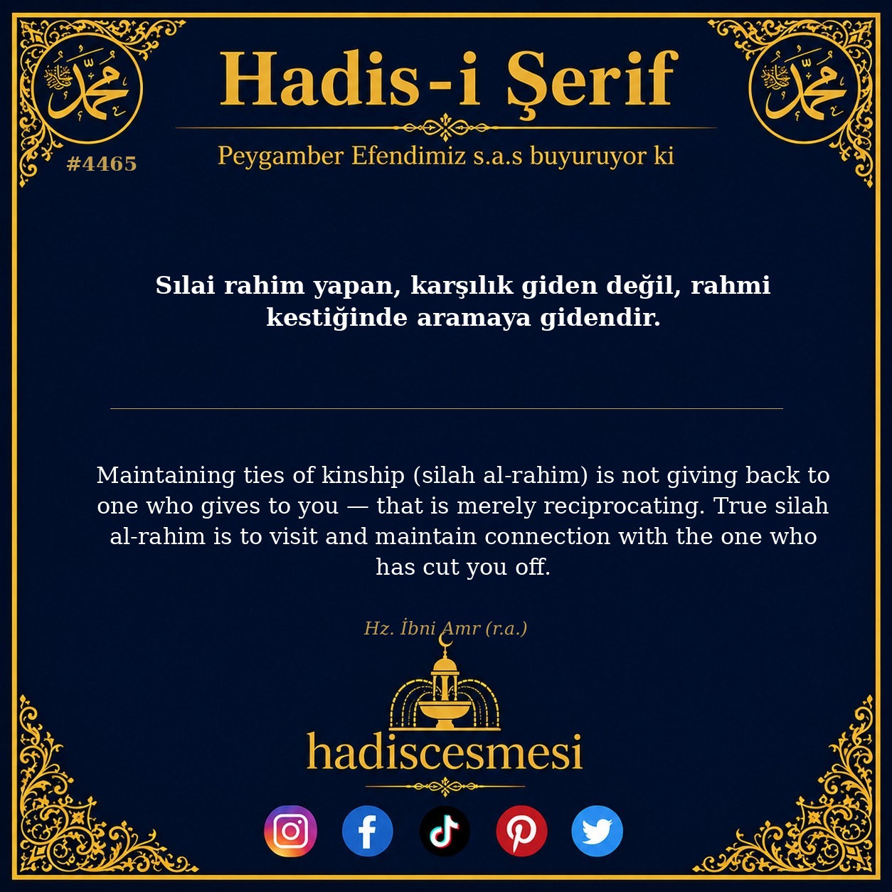 Hadis 4465
