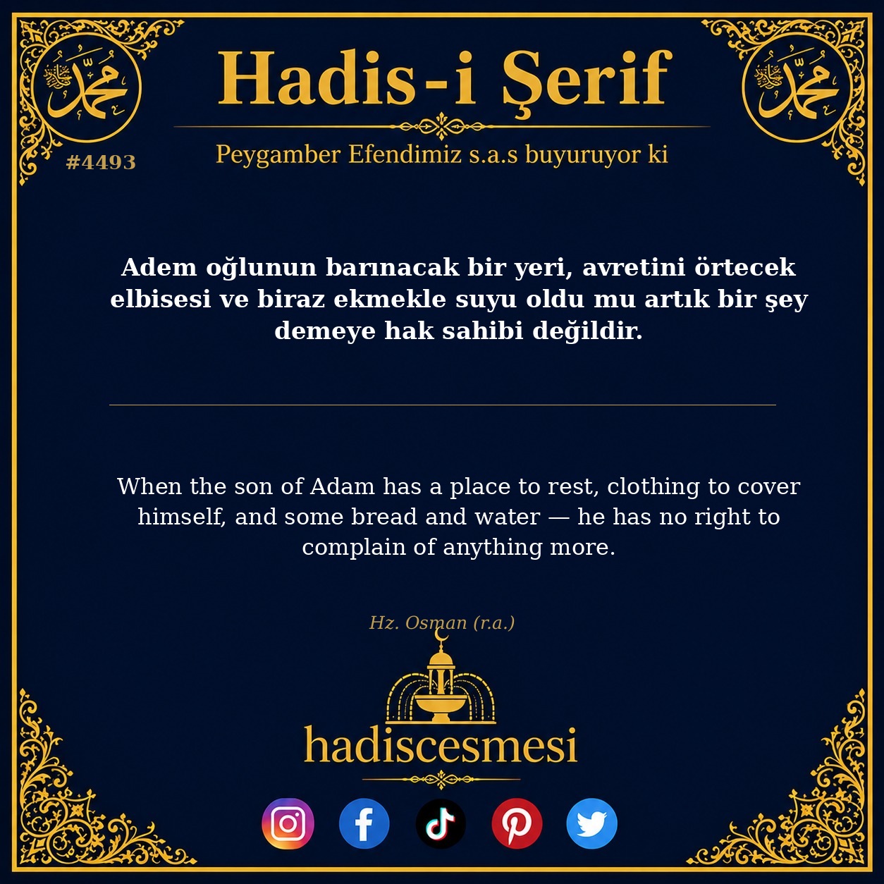 Hadis 4493