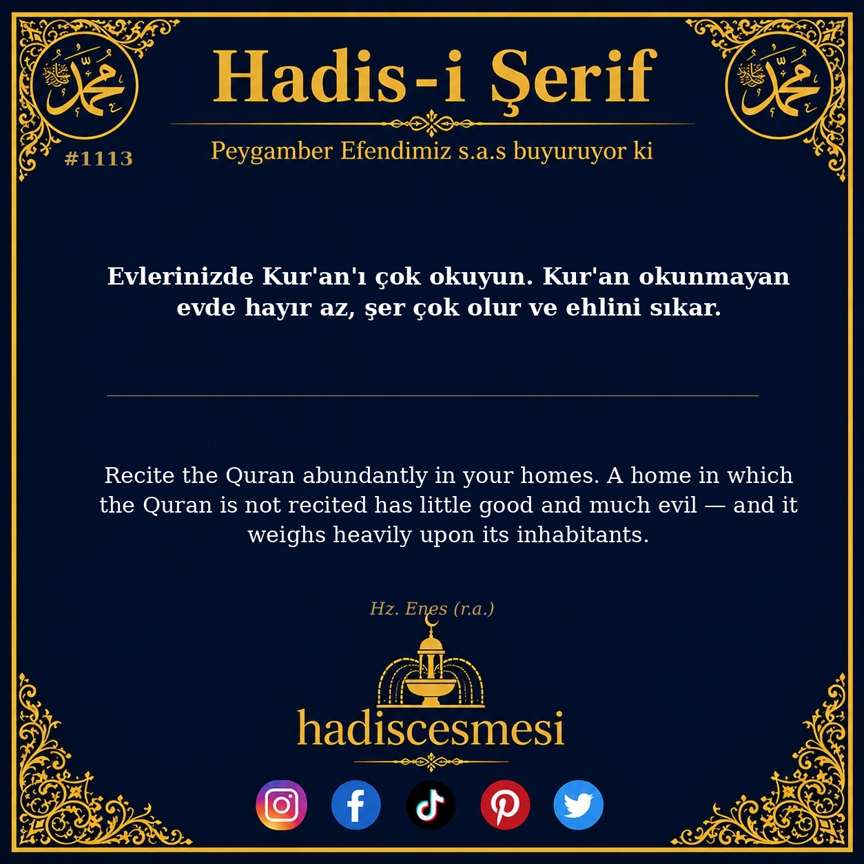 Hadis 1113