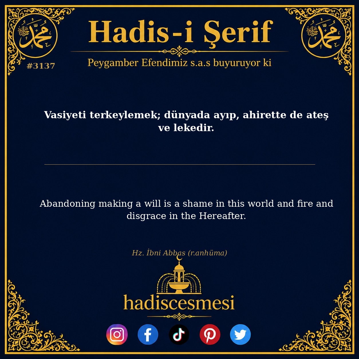Hadis 3137