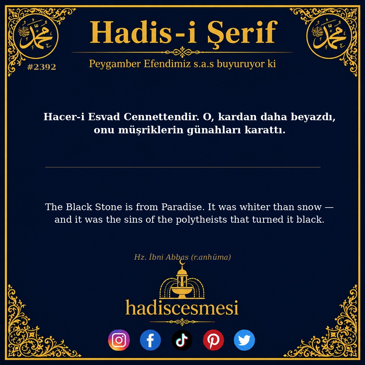 Hadis 2392