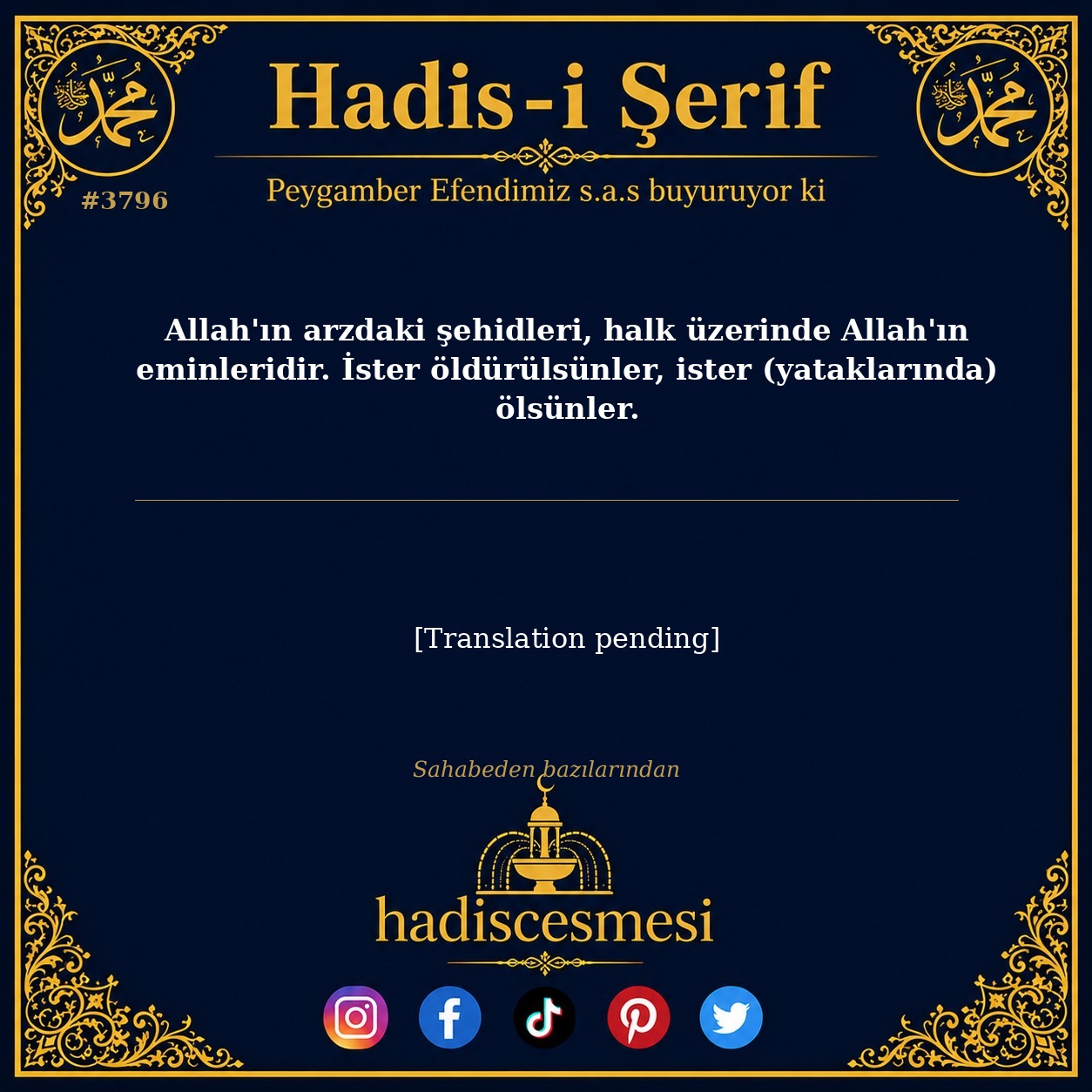 Hadis 3796