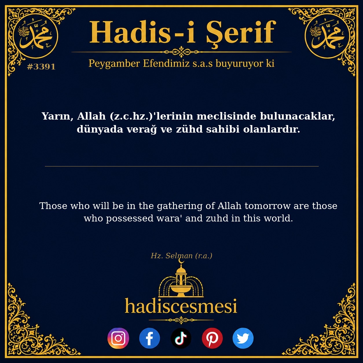 Hadis 3391