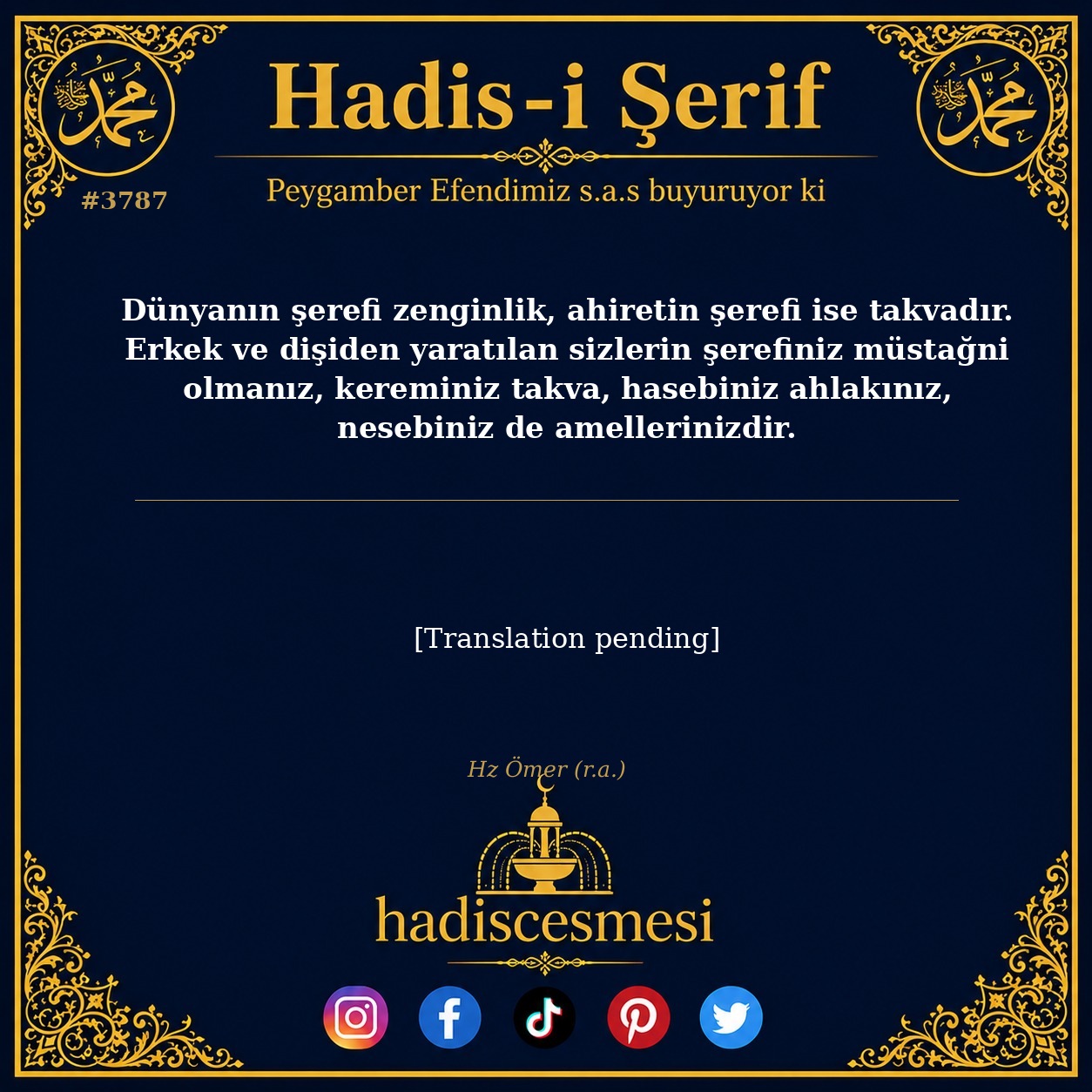 Hadis 3787