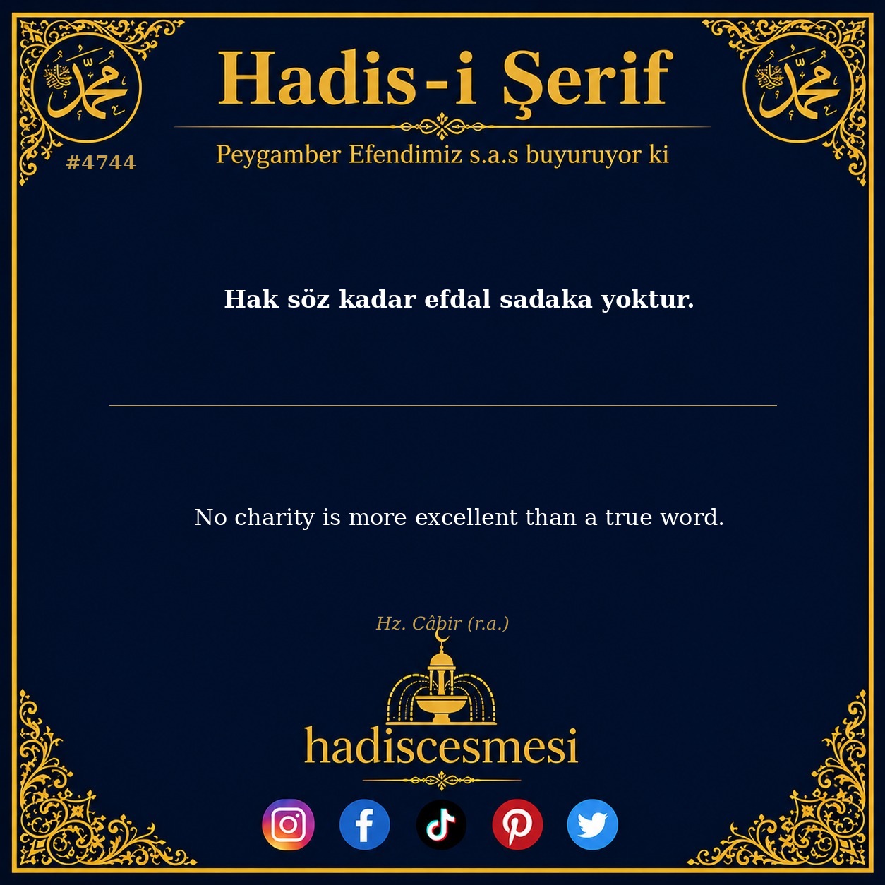 Hadis 4744
