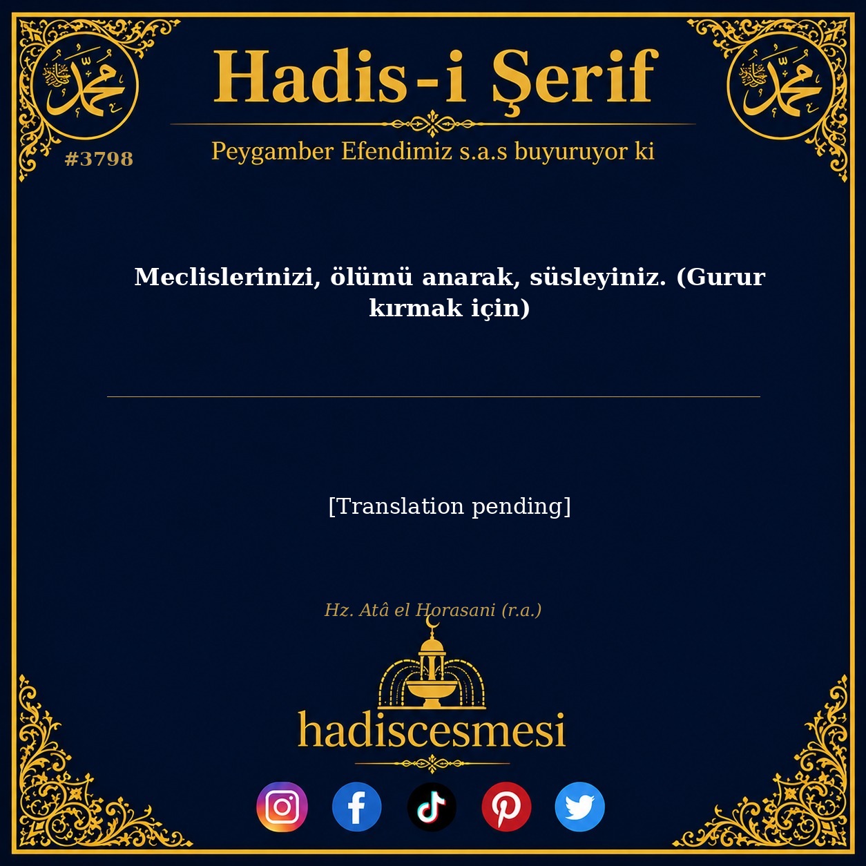 Hadis 3798