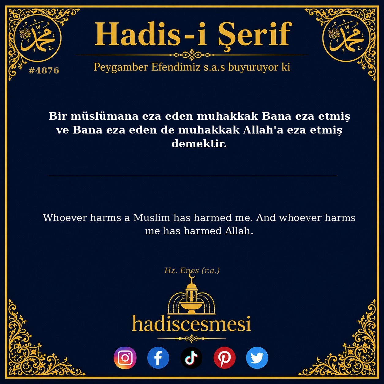 Hadis 4876