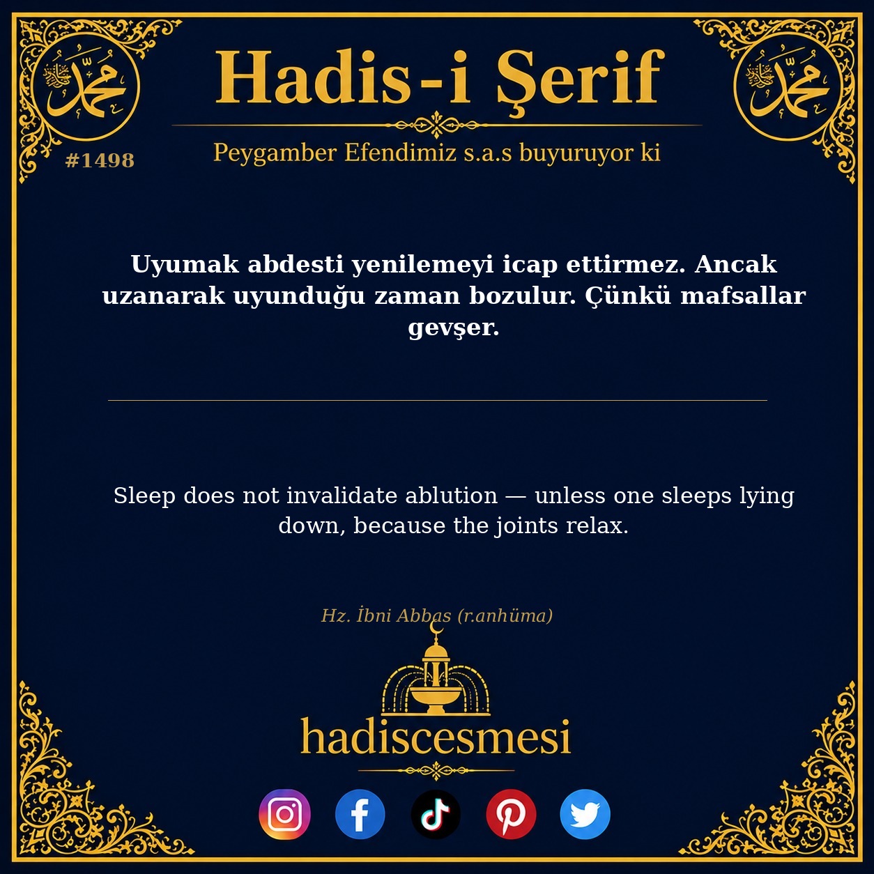 Hadis 1498