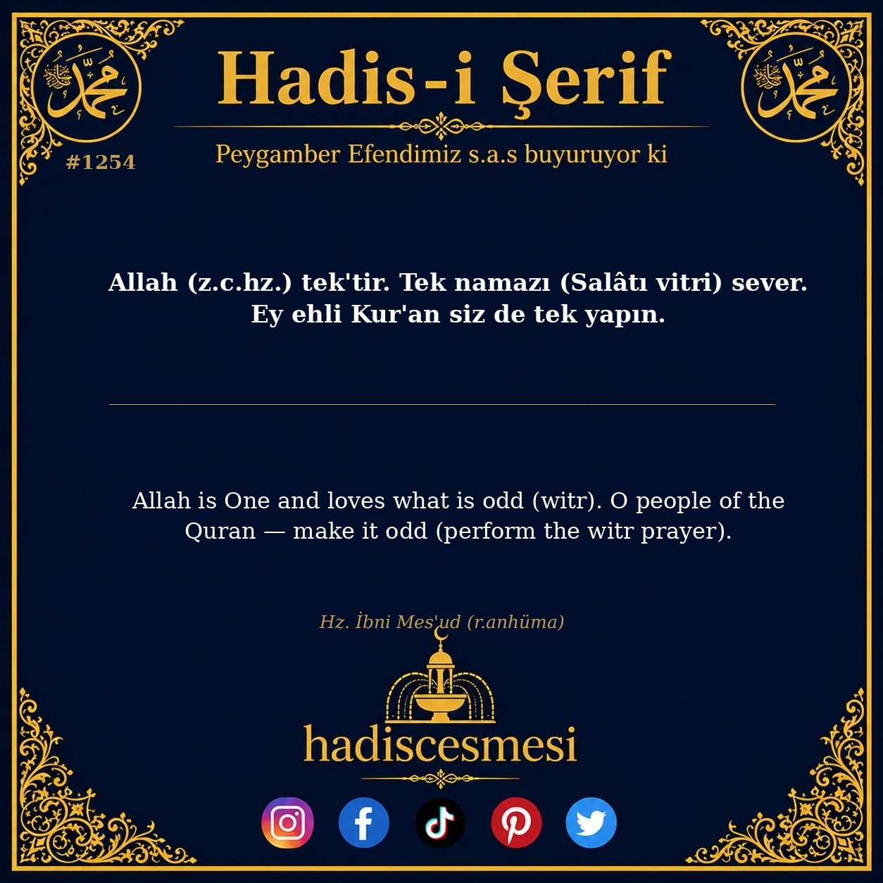Hadis 1254