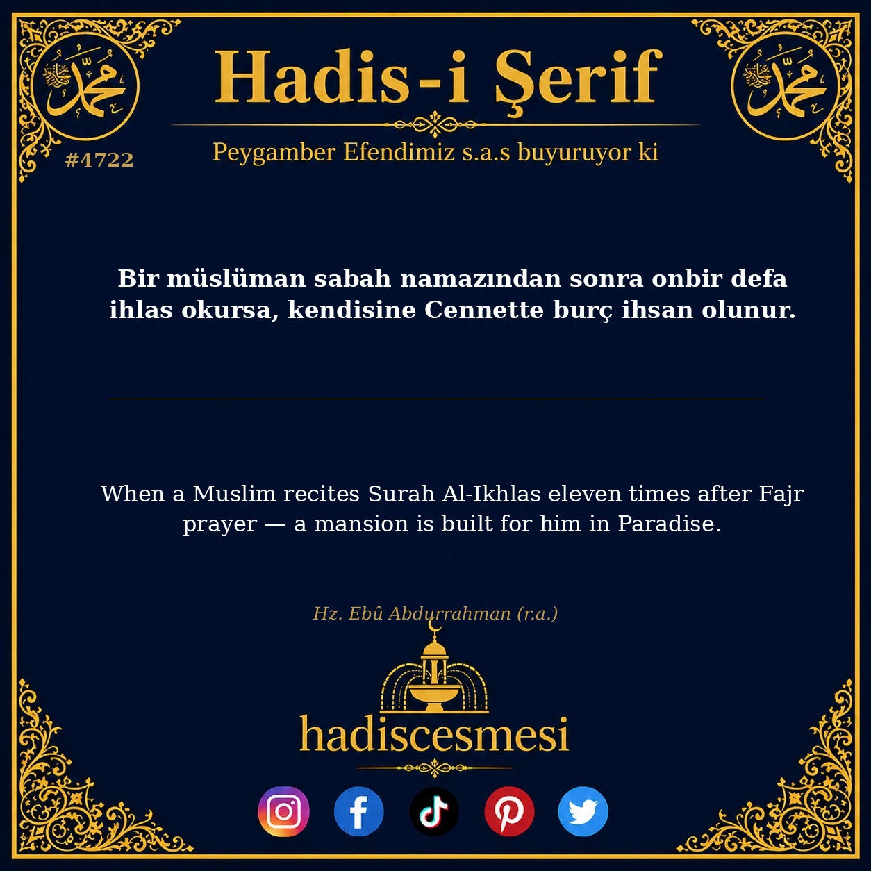 Hadis 4722