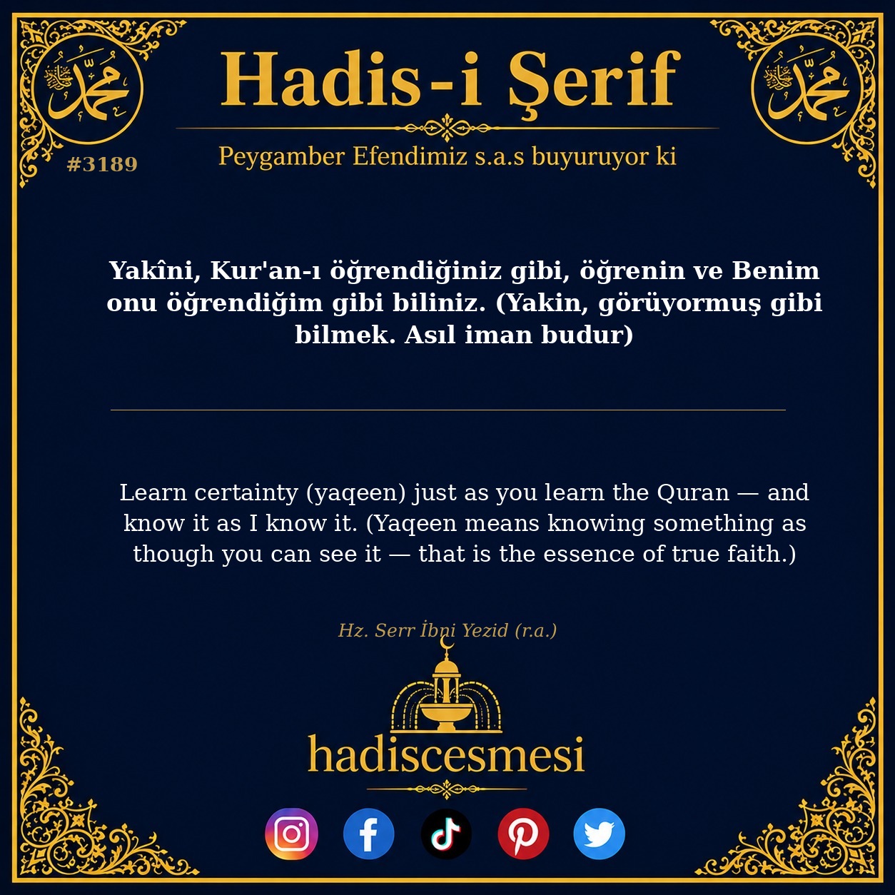 Hadis 3189