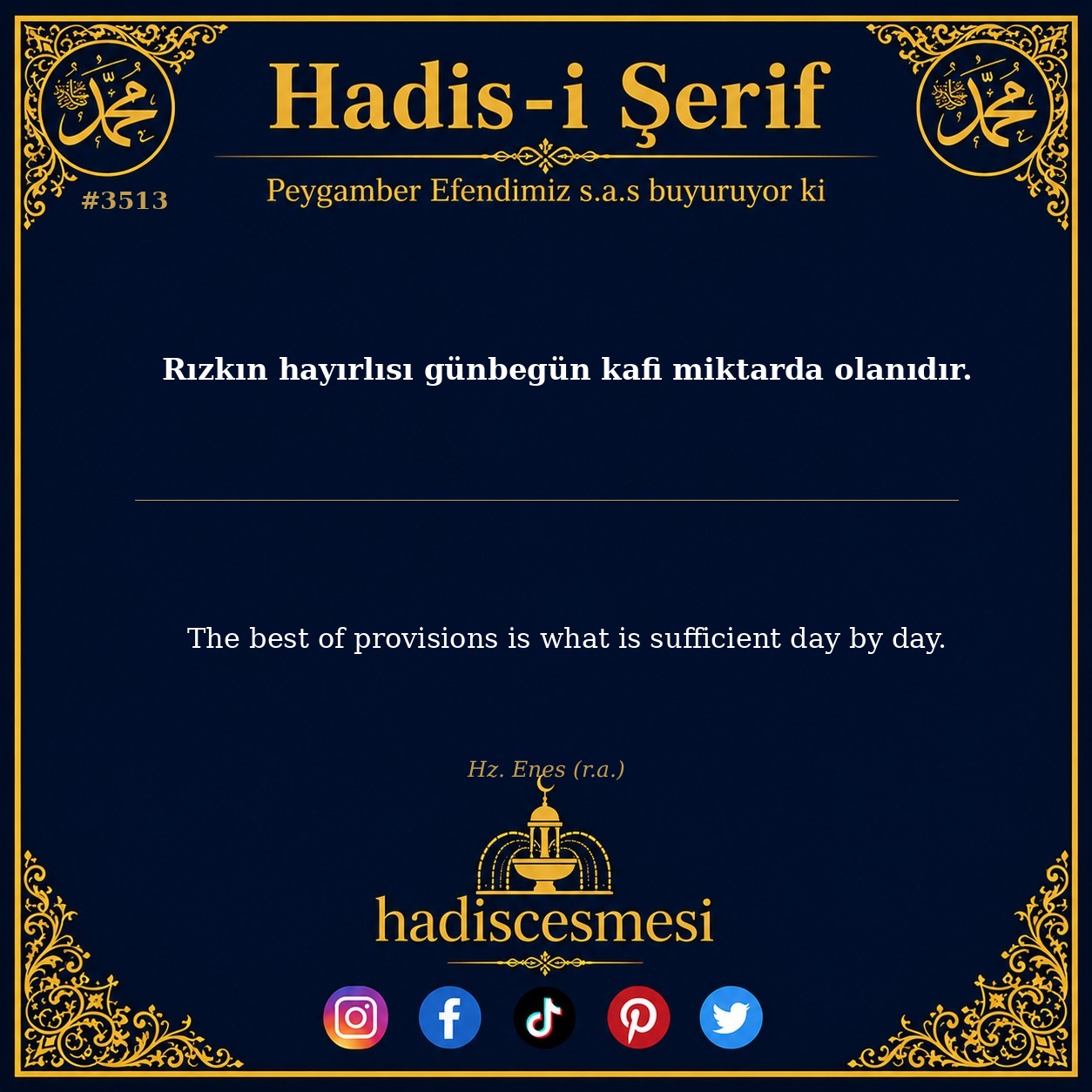 Hadis 3513