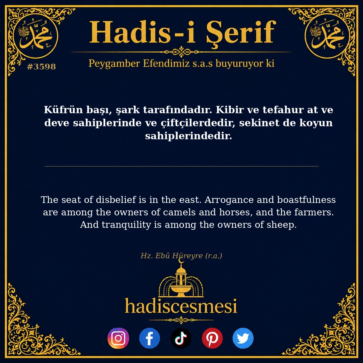 Hadis 3598