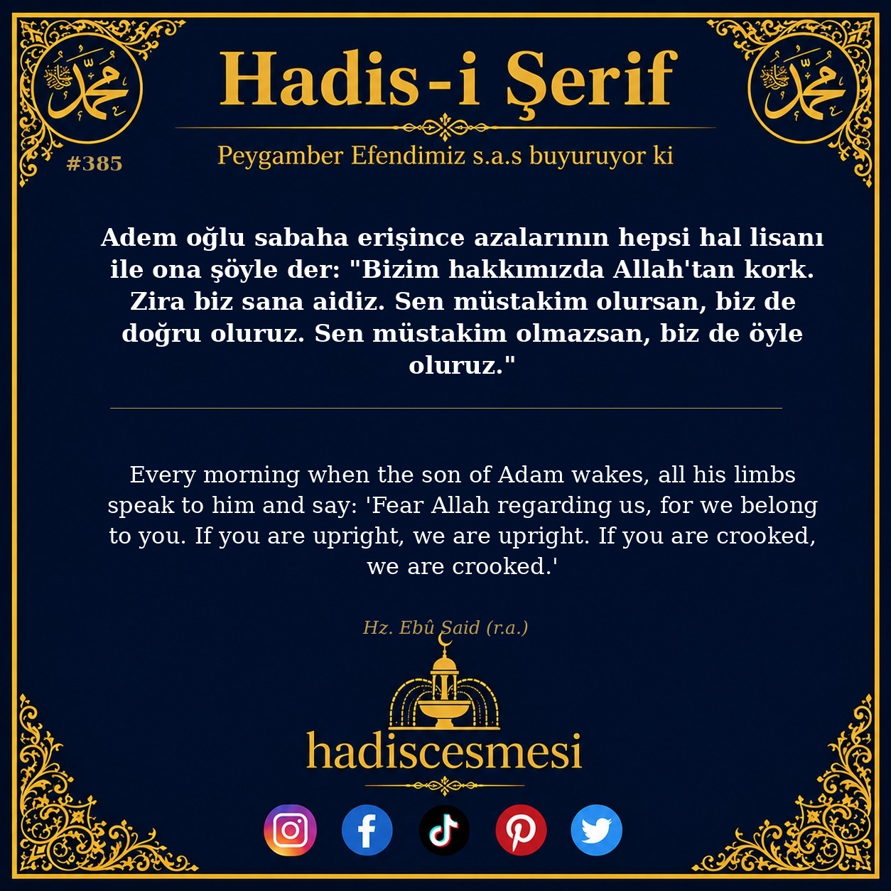 Hadis 0385