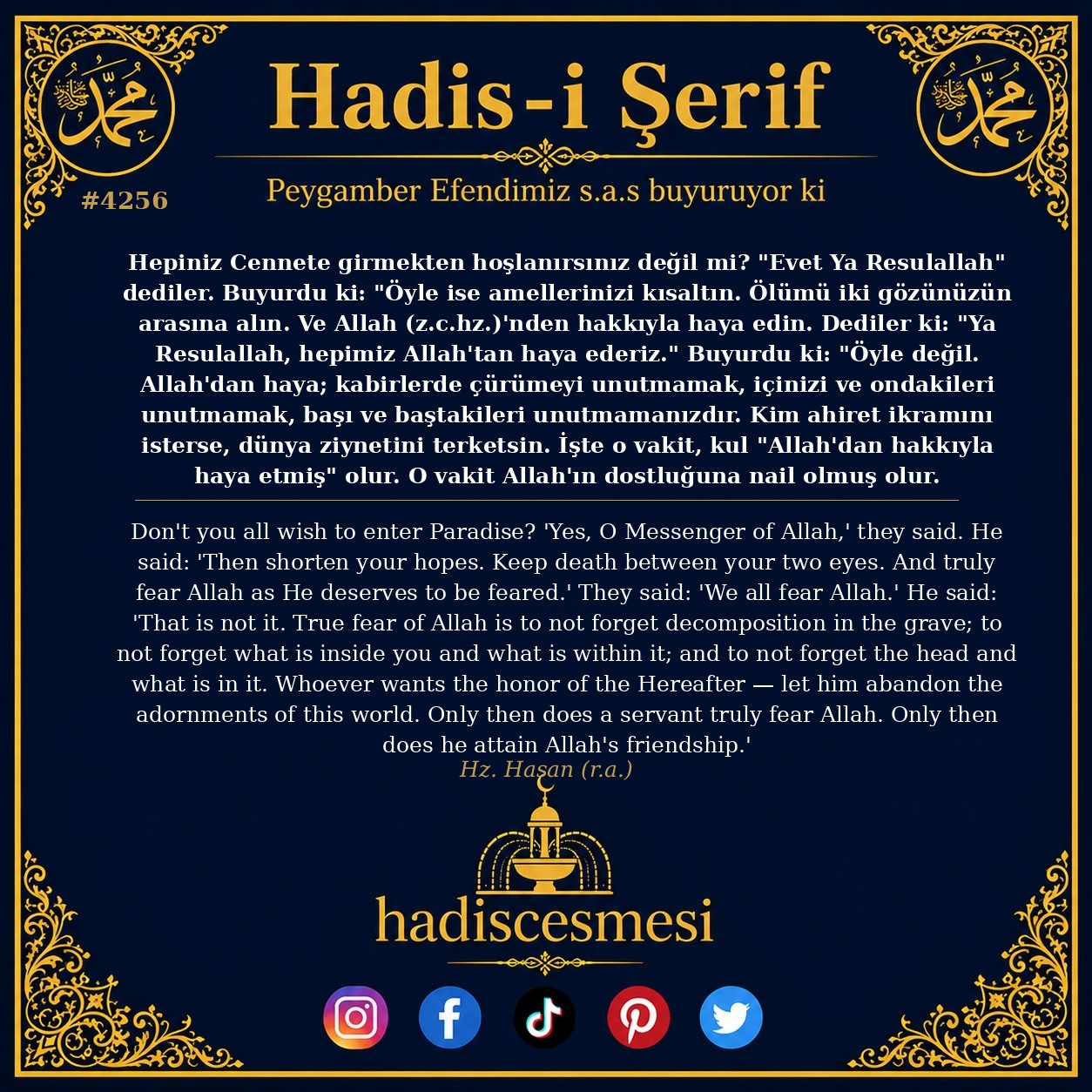 Hadis 4256