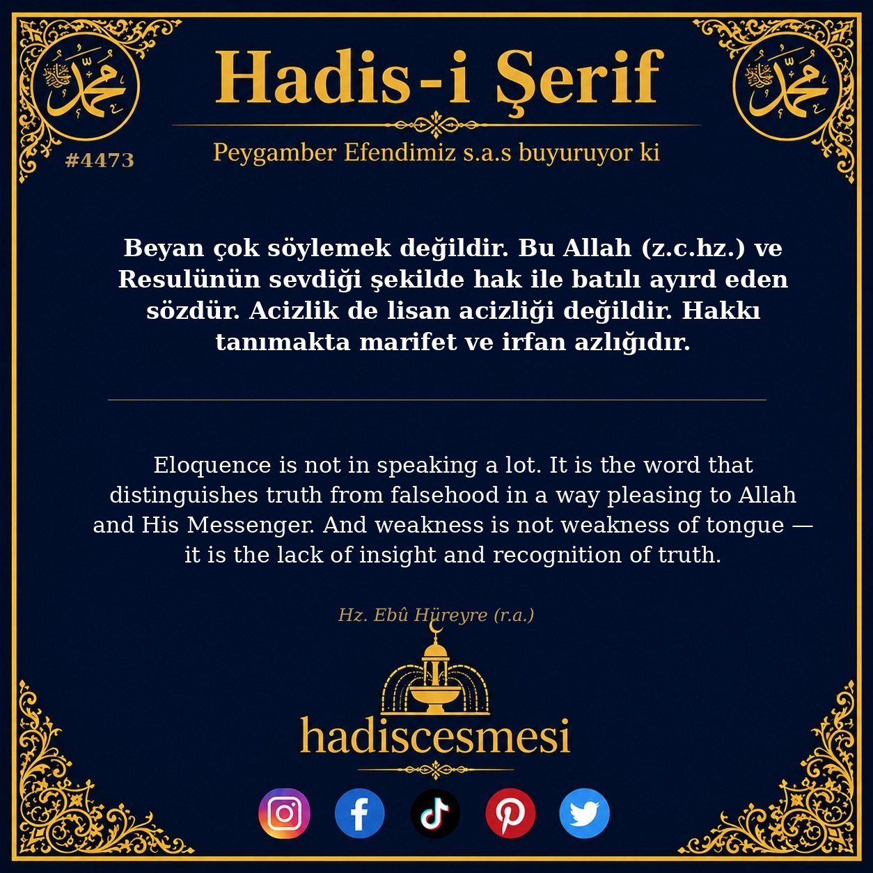 Hadis 4473