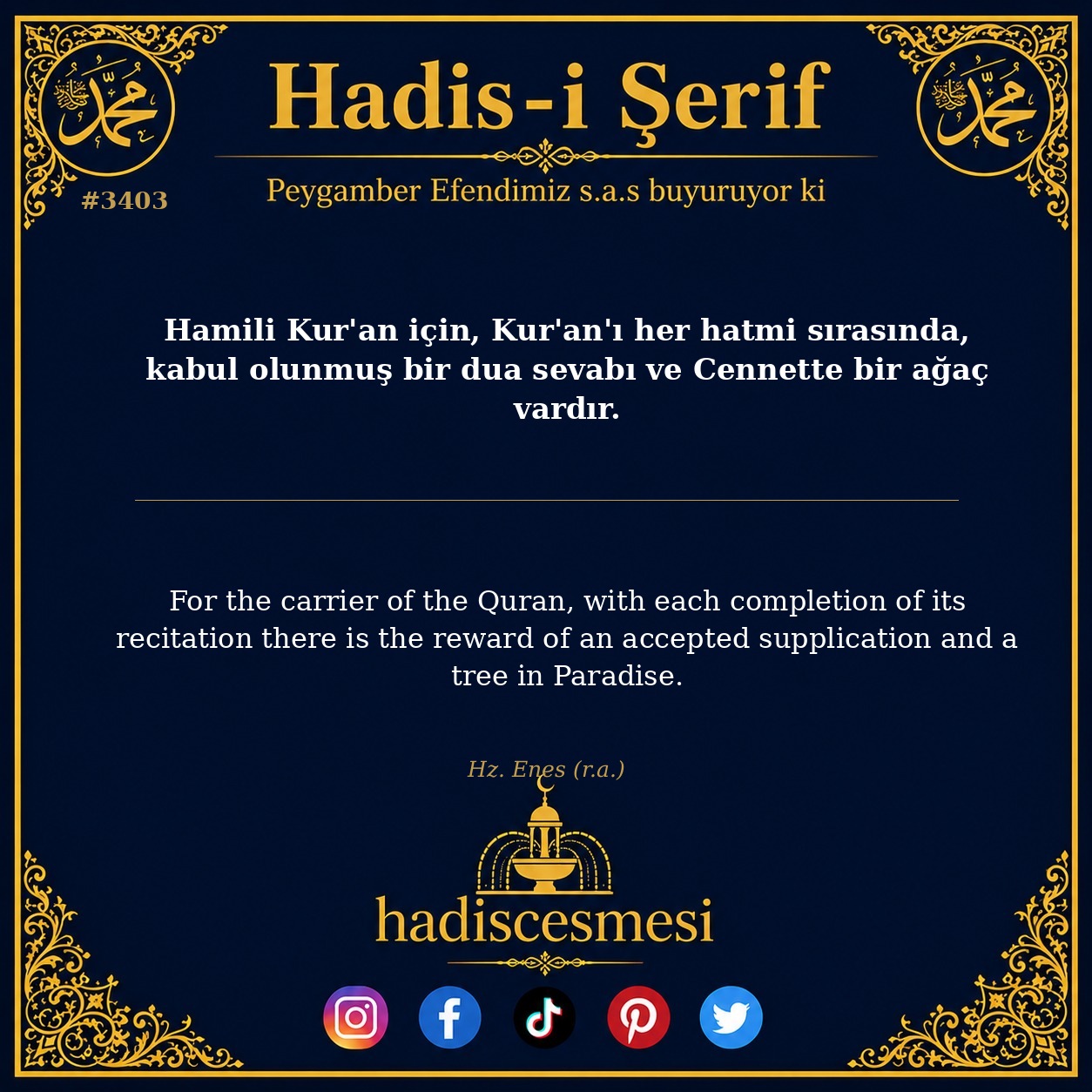 Hadis 3403