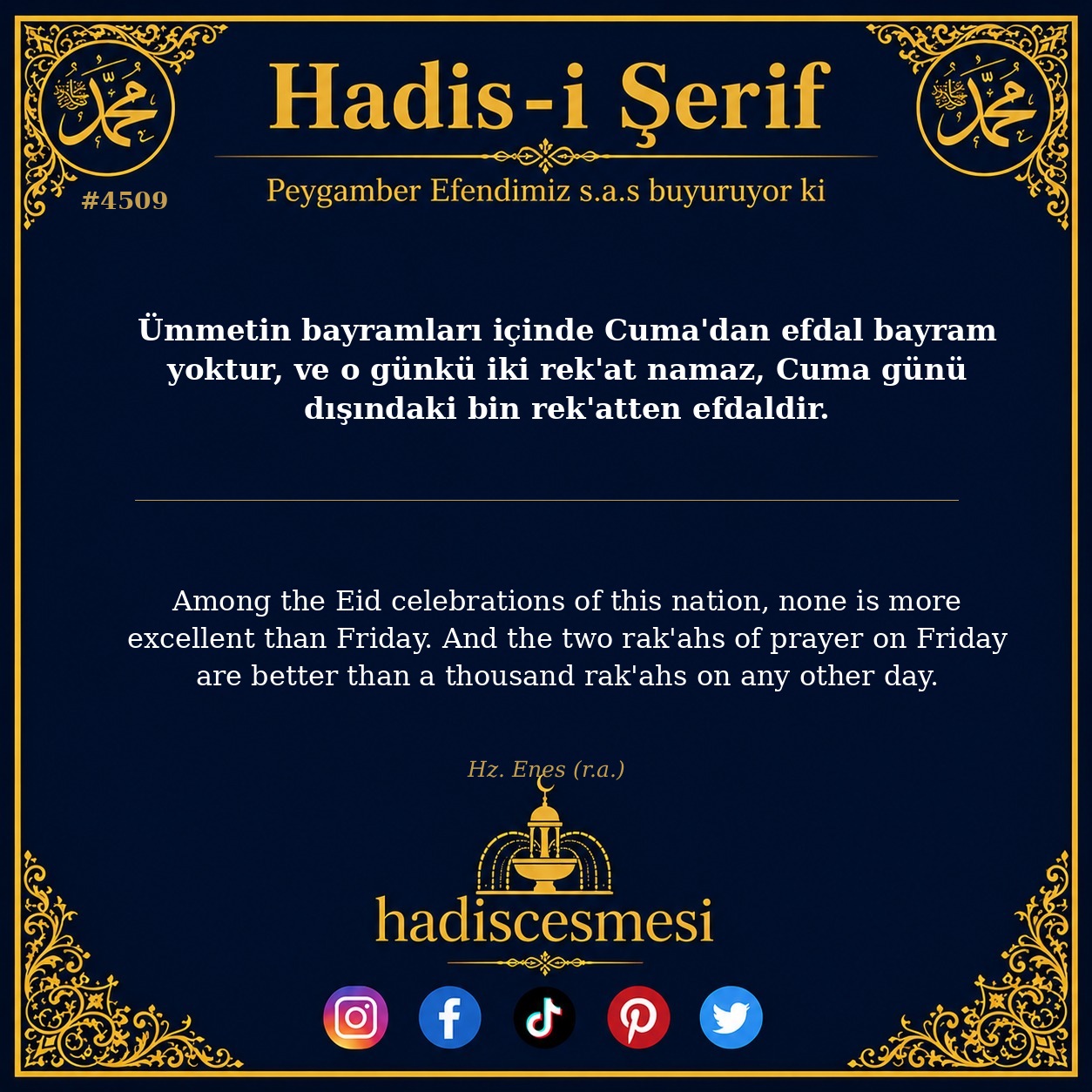 Hadis 4509