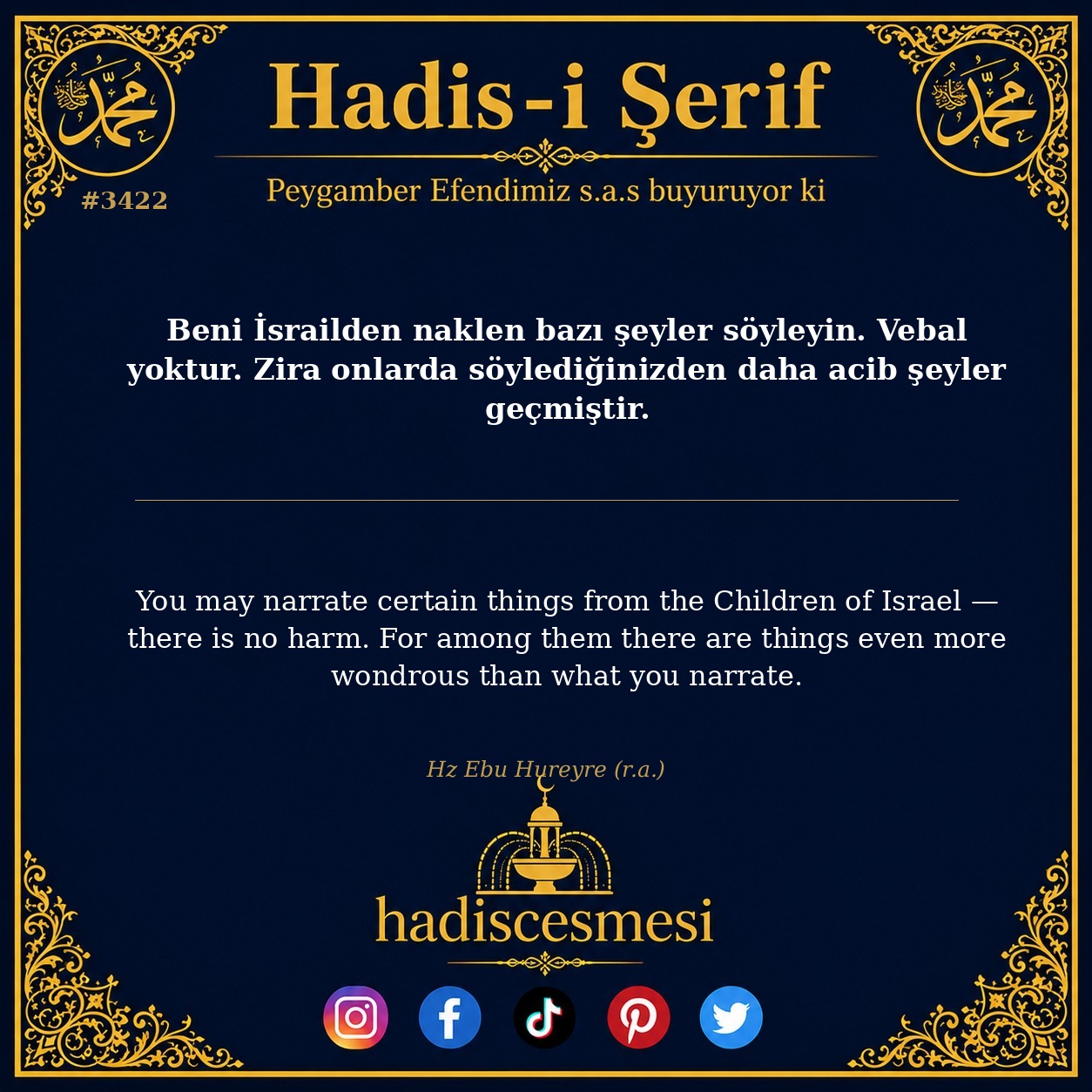 Hadis 3422