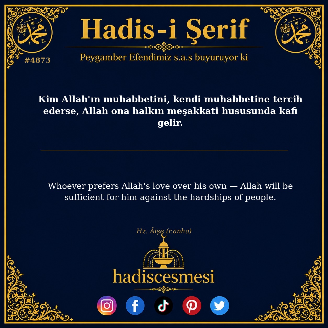 Hadis 4873
