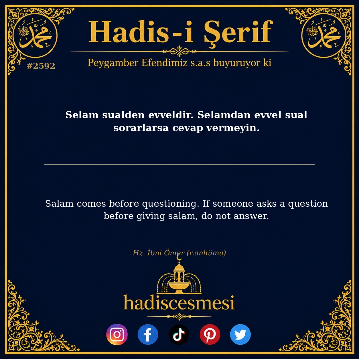 Hadis 2592