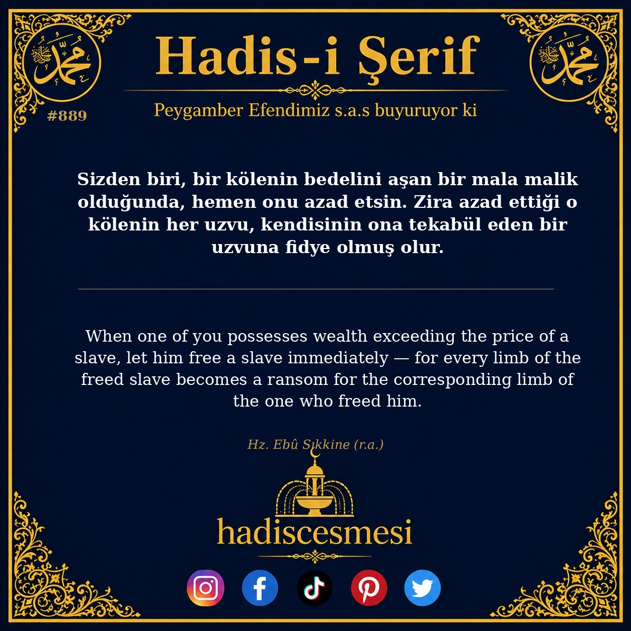 Hadis 0889