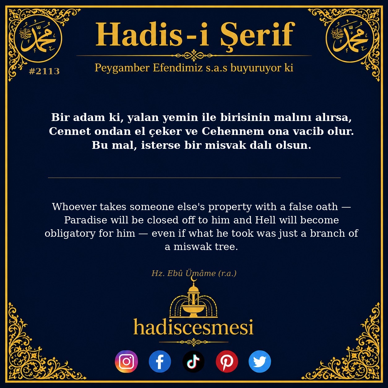 Hadis 2113