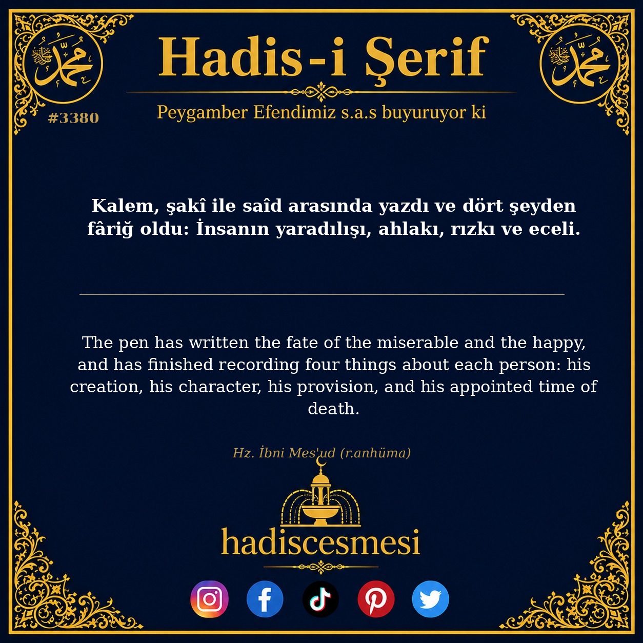 Hadis 3380