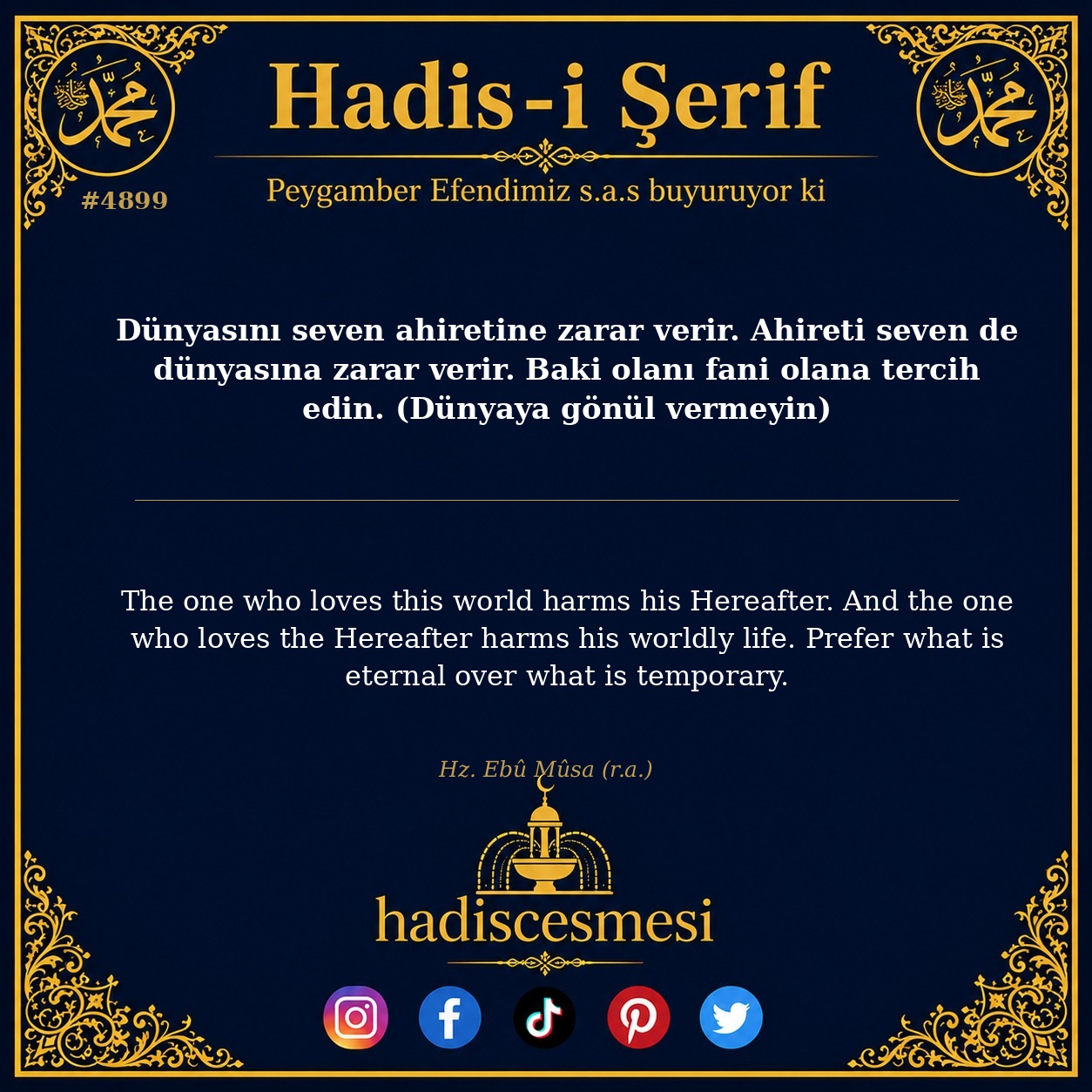 Hadis 4899