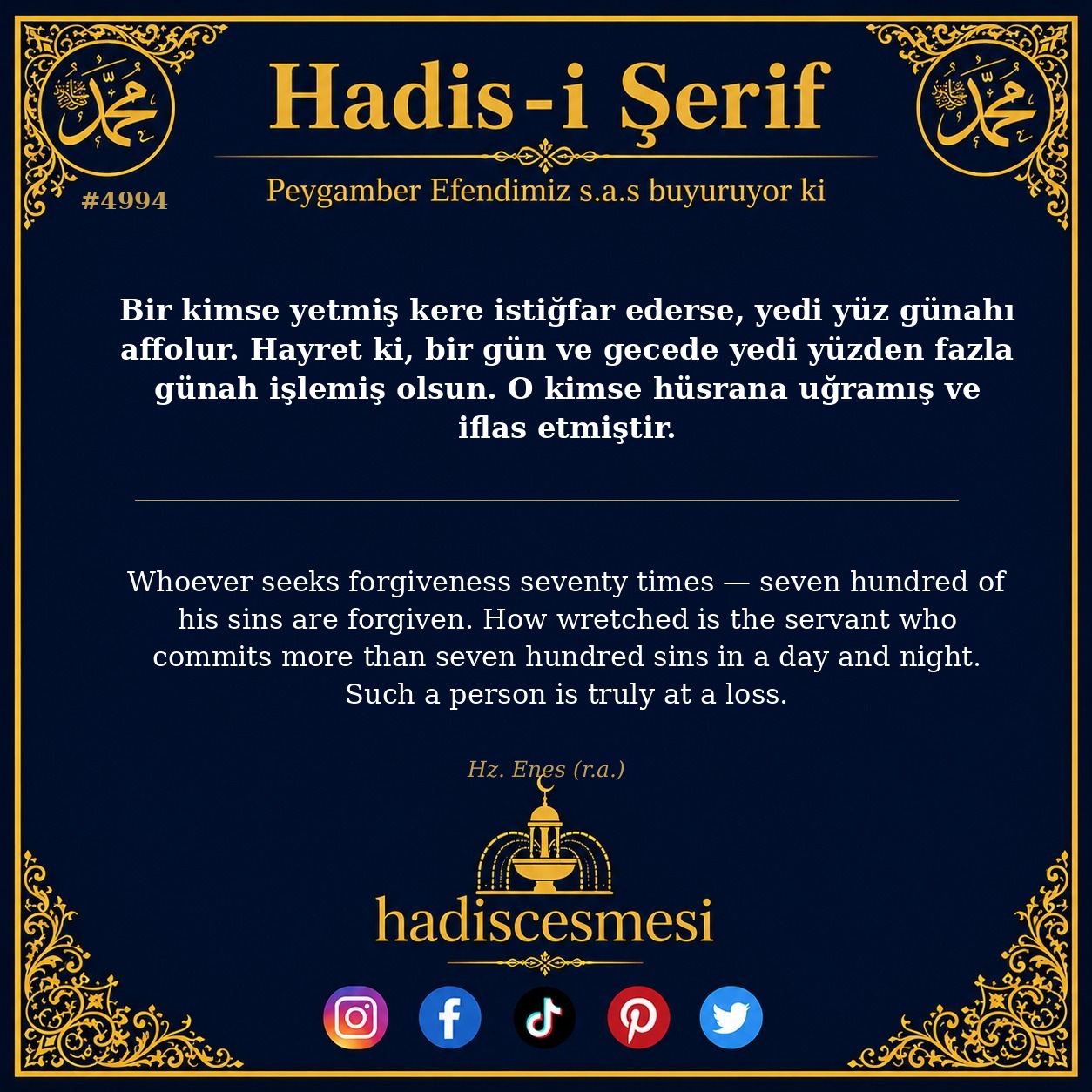 Hadis 4994