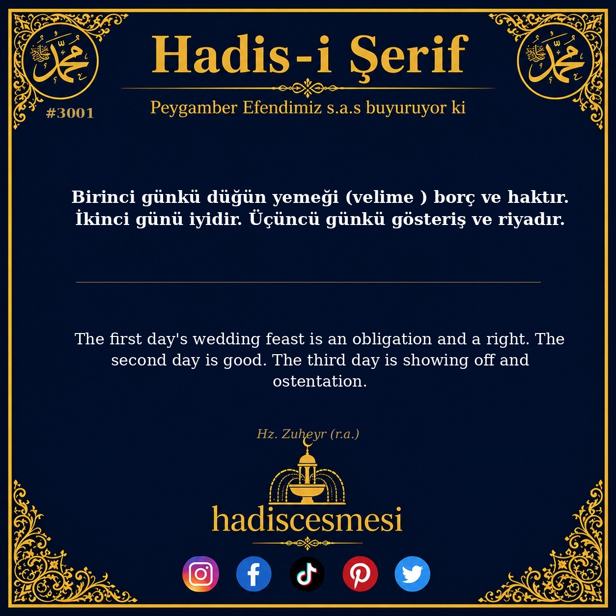 Hadis 3001