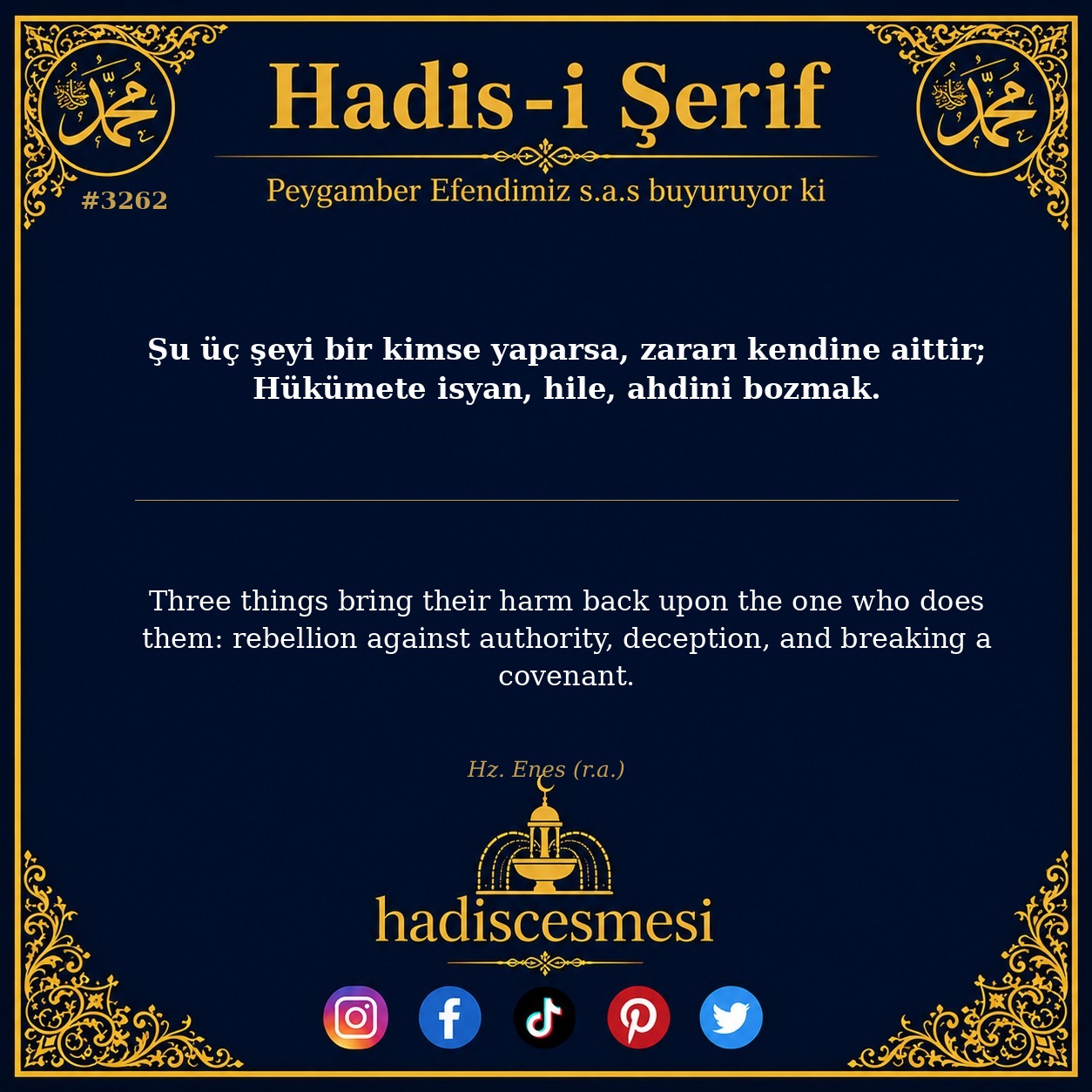 Hadis 3262