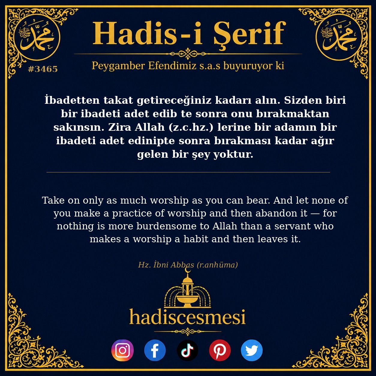 Hadis 3465