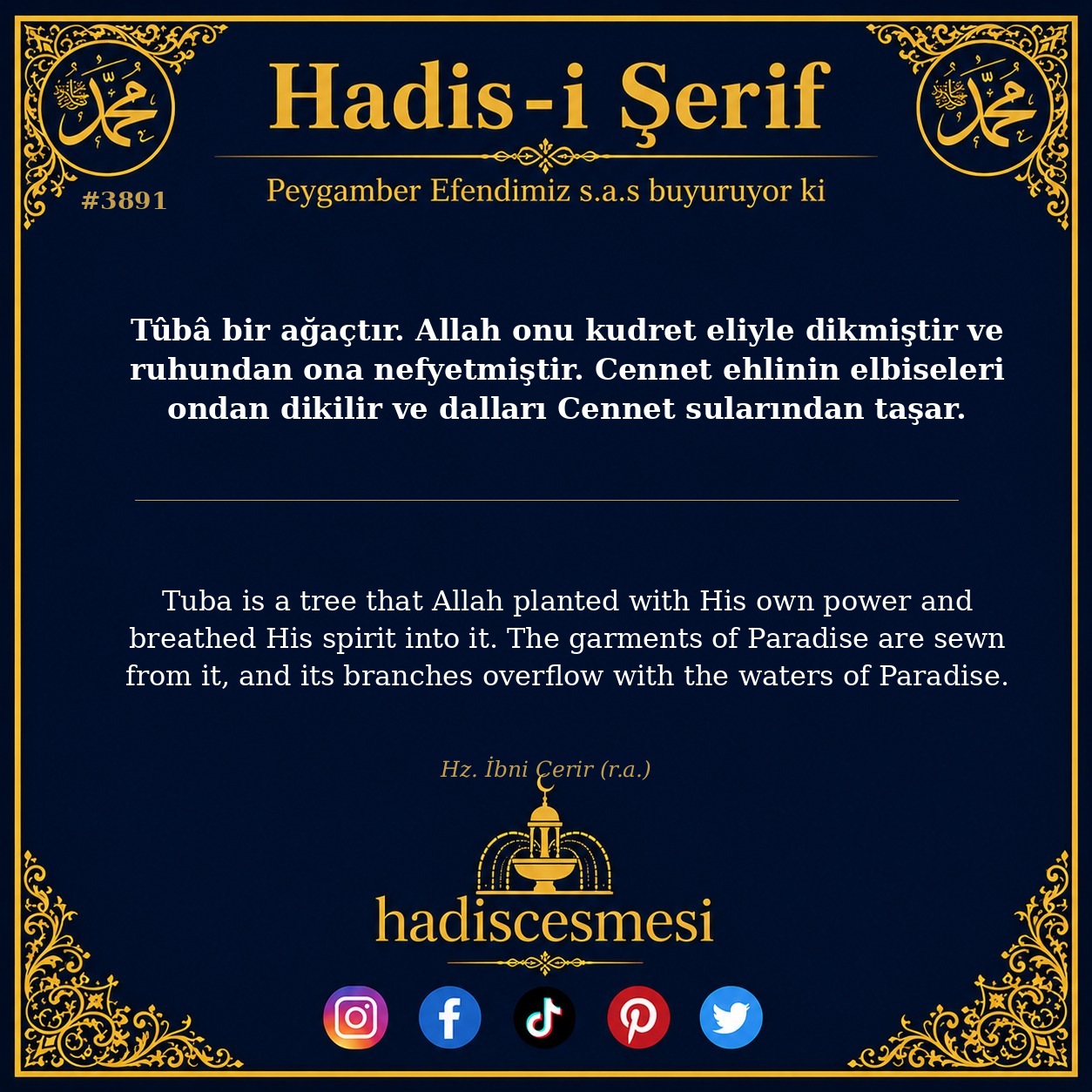 Hadis 3891
