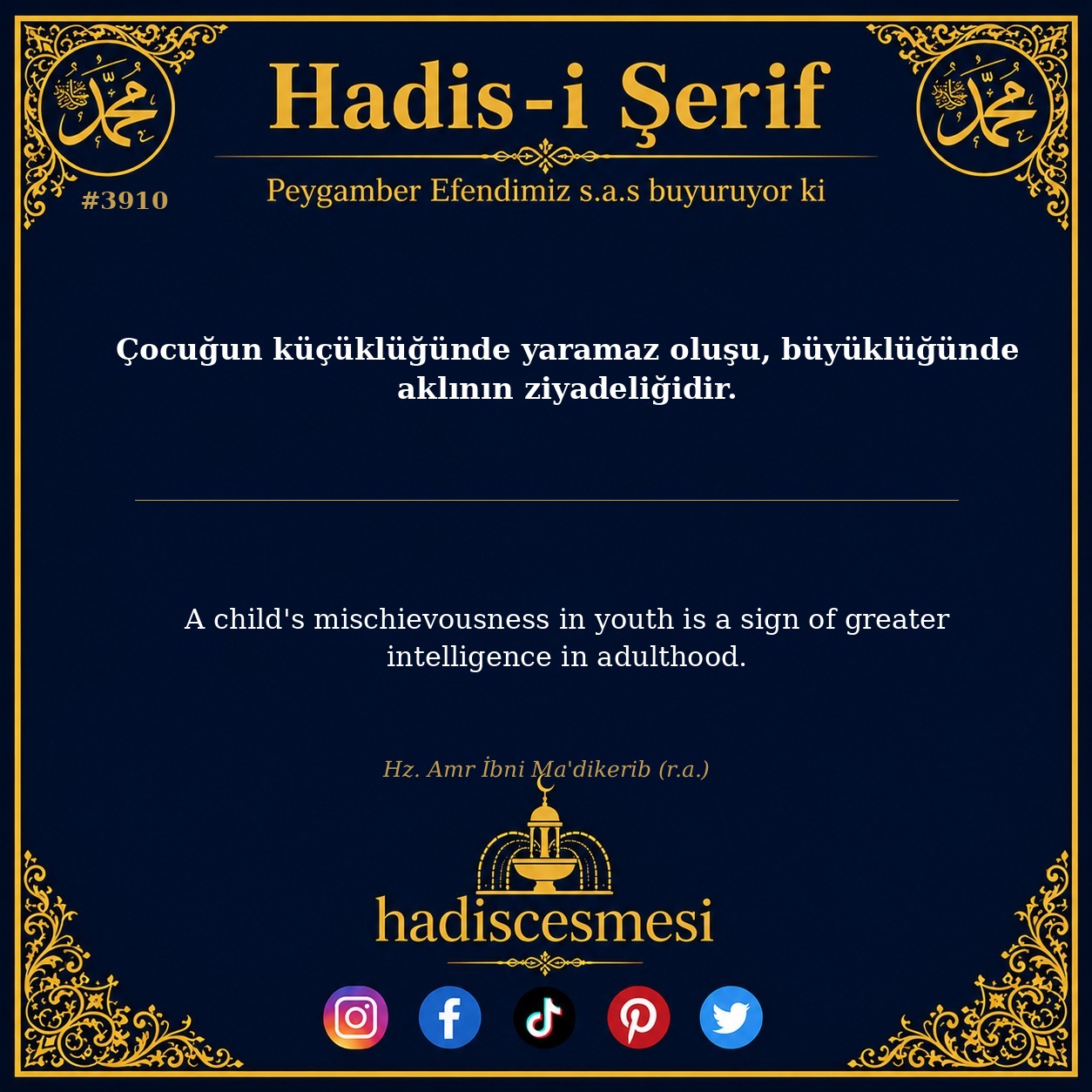 Hadis 3910