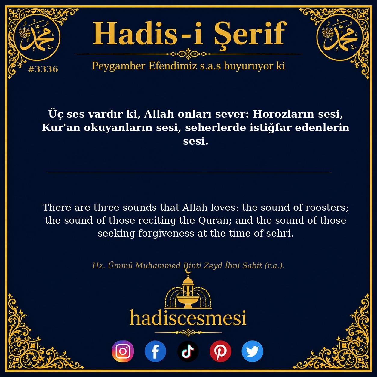 Hadis 3336