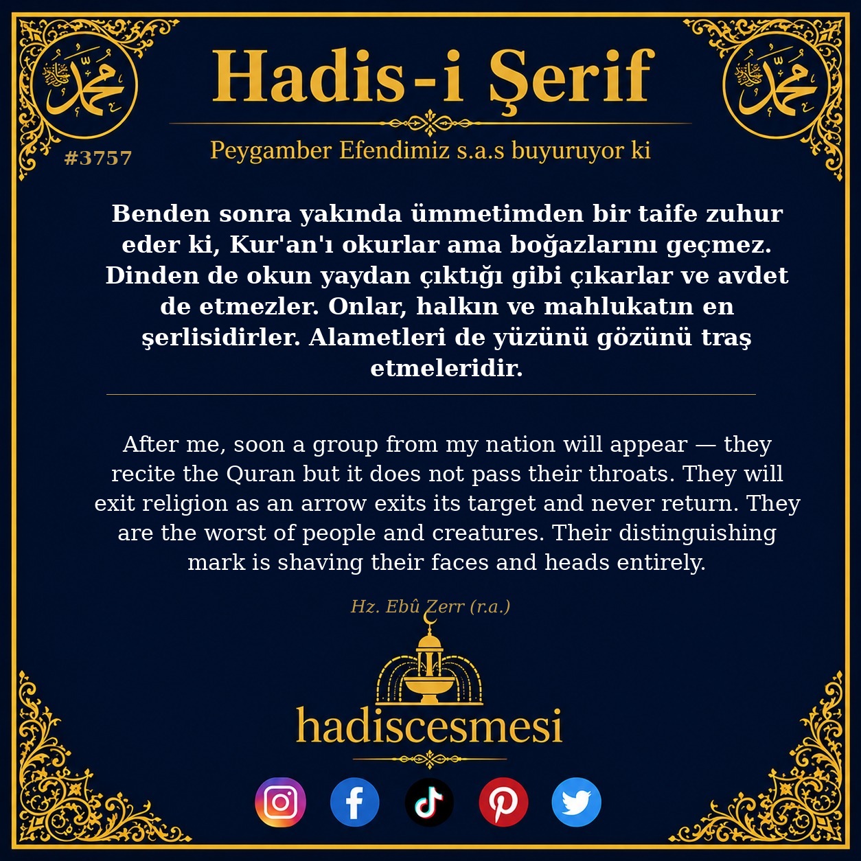Hadis 3757