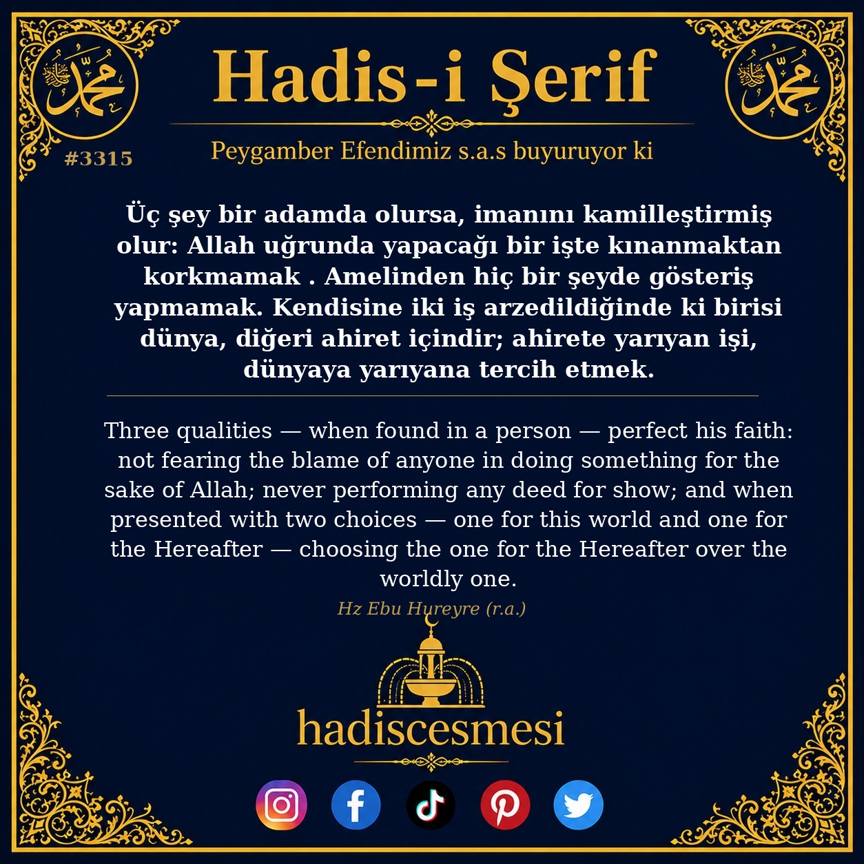 Hadis 3315