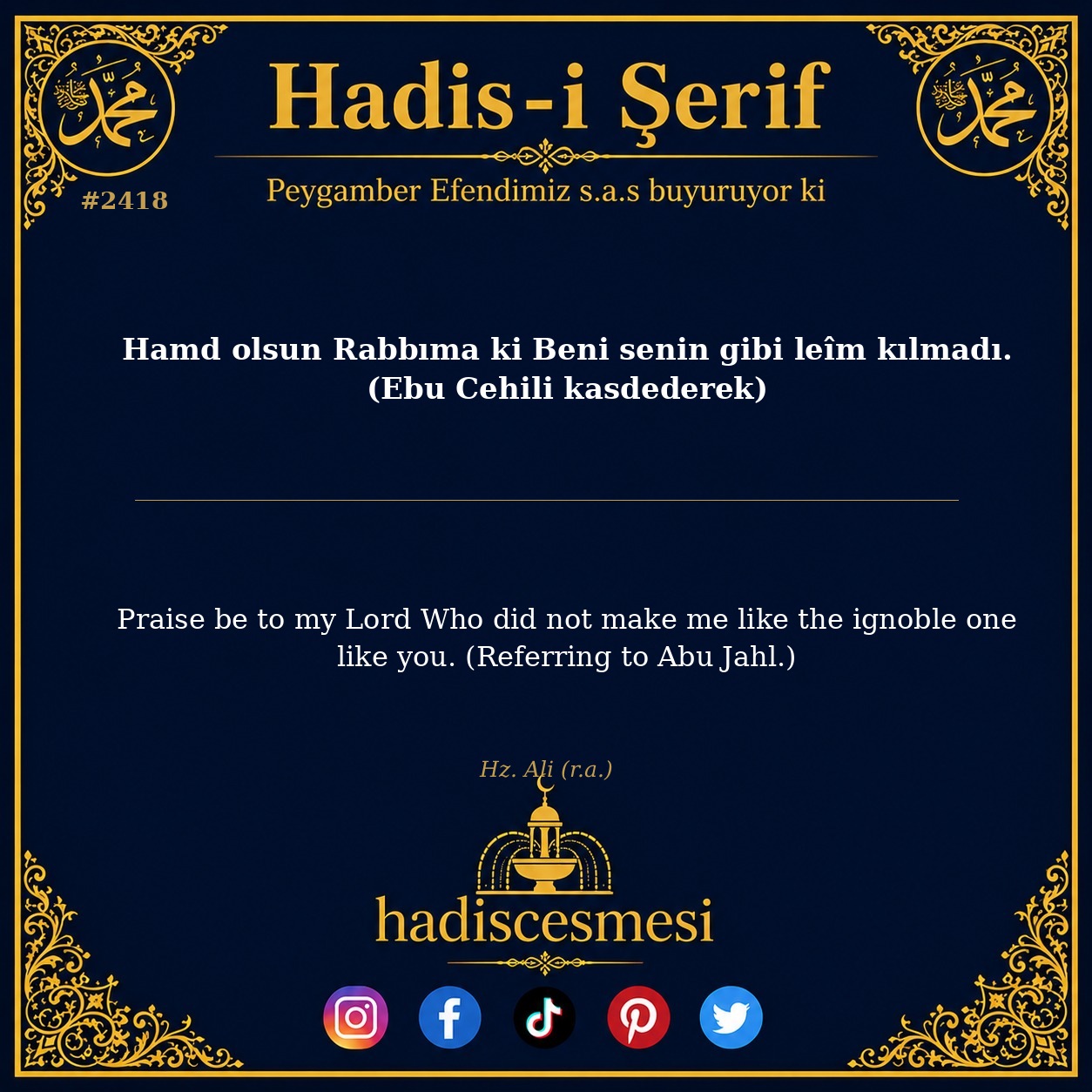 Hadis 2418