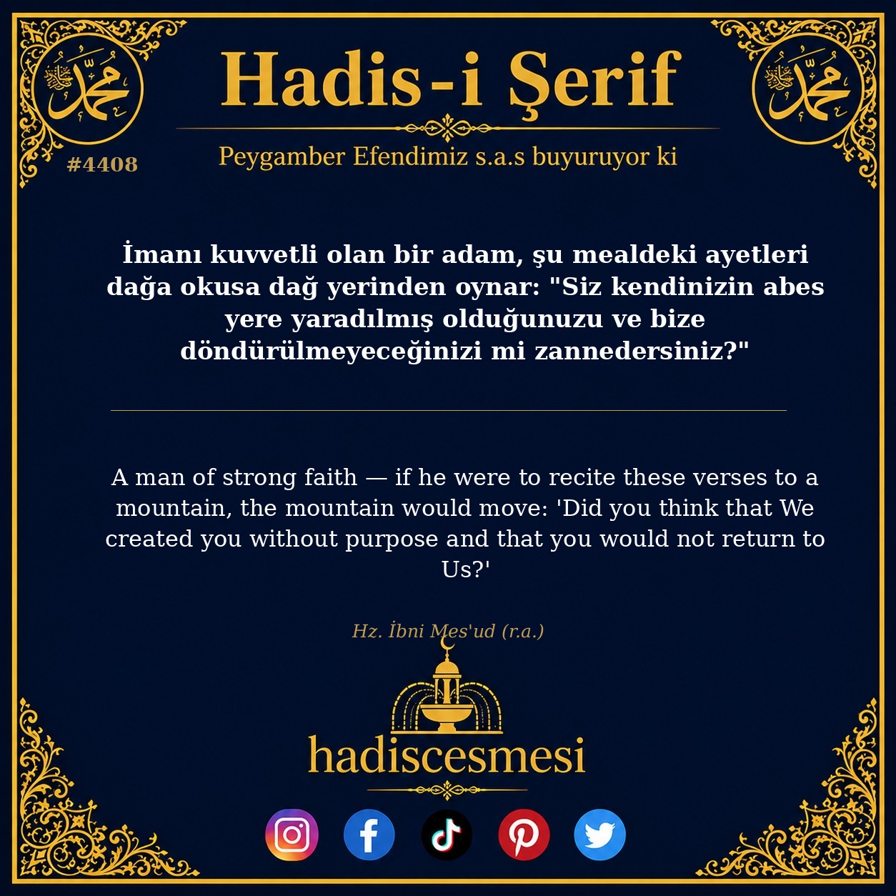 Hadis 4408