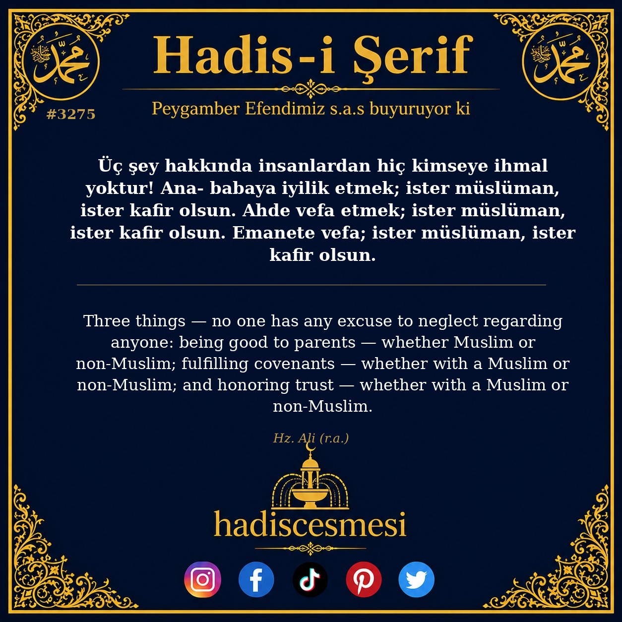 Hadis 3275