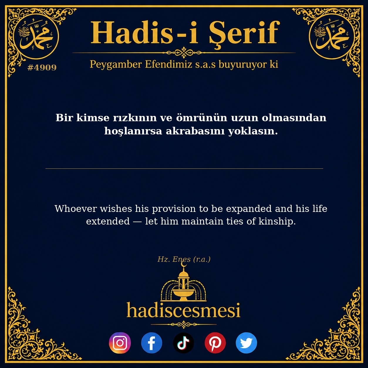 Hadis 4909