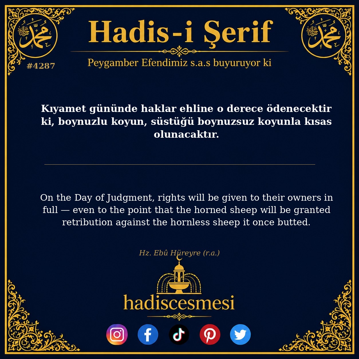 Hadis 4287