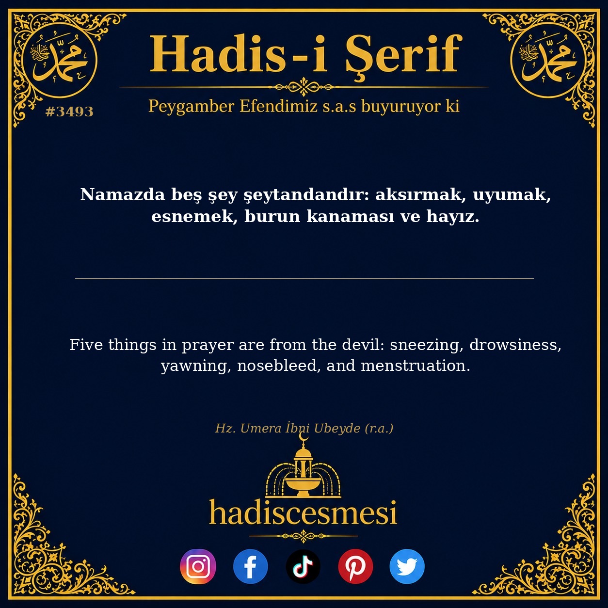 Hadis 3493