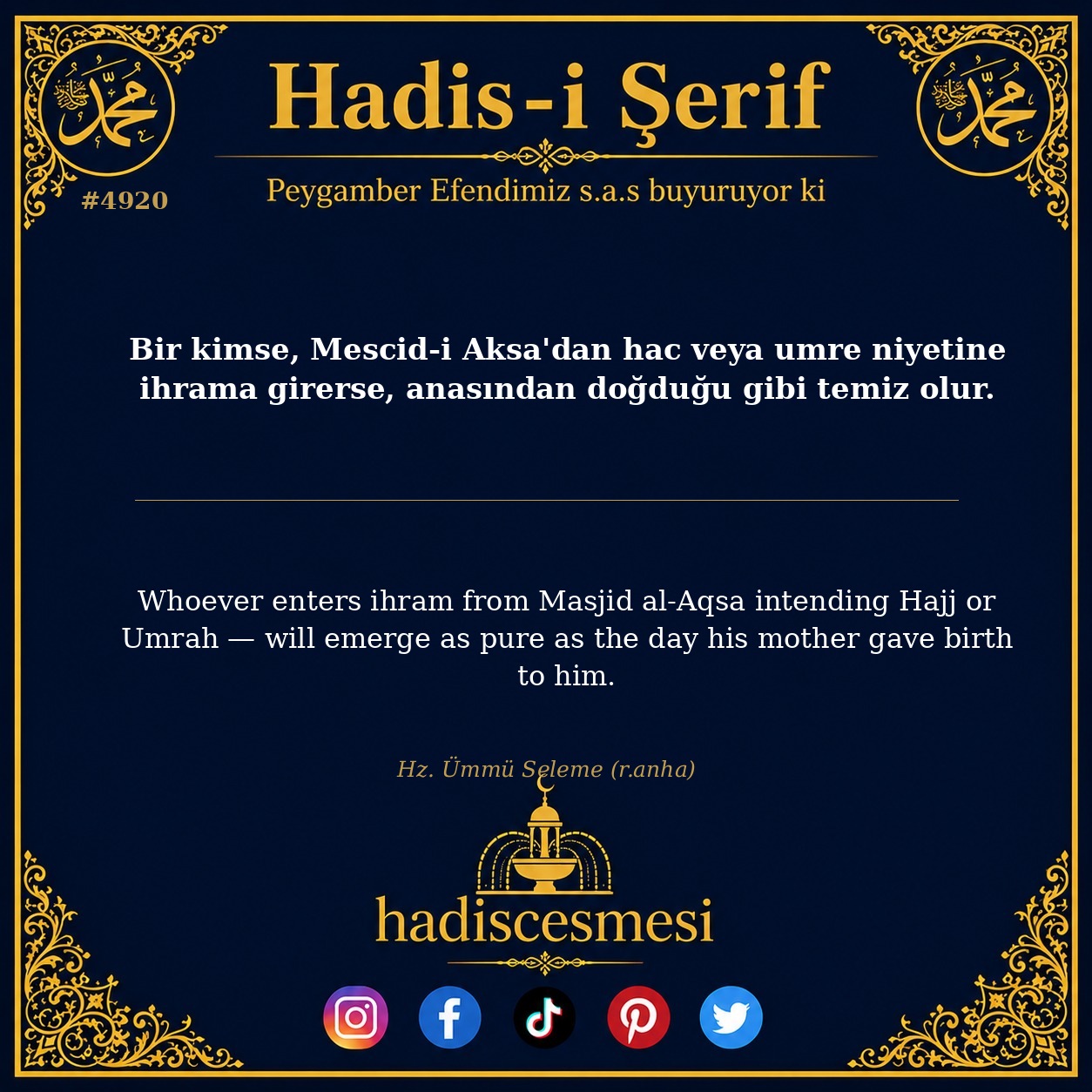 Hadis 4920